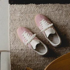 Leder Sneaker|Terrace Casual Sneaker*Adidas München W Wonder Mauve / Off White / Silver Metallic