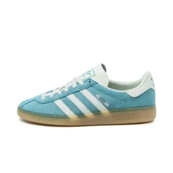 Leder Sneaker|Terrace Casual Sneaker*Adidas München W Preloved Blue / Off White / Silver Metallic