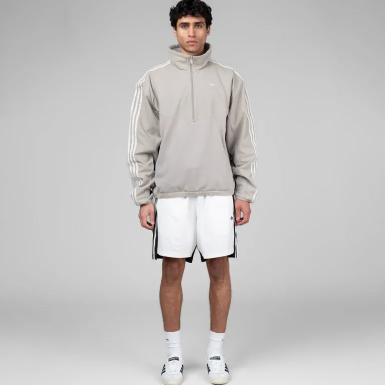 Crewnecks*Adidas Originals R3CD Half Zip Track Top Metal Grey
