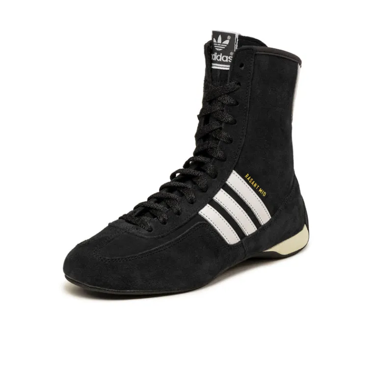 Leder Sneaker|High-Top Sneaker*Adidas Rasant Mid W Core Black / Footwear White / Off White
