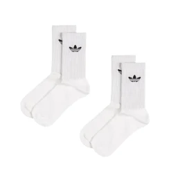 Socken*Adidas Reflective Crew Socks 2 Pairs White / Reflective Silver