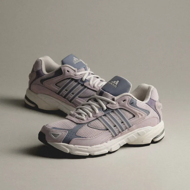 Leder Sneaker|Retro Runner*Adidas Response CL W Silver Dawn / Silver Violet / Crystal White