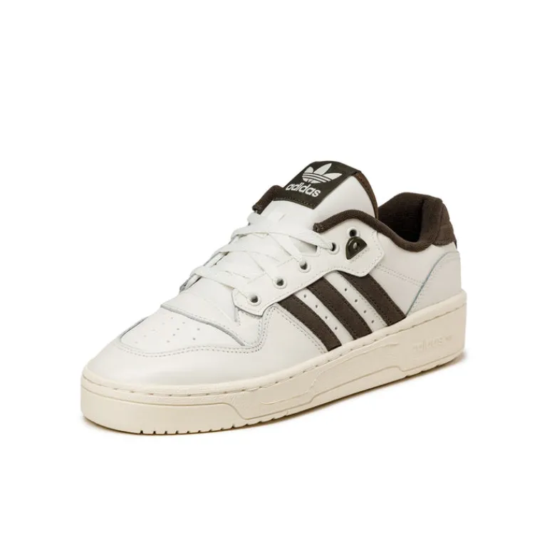 Leder Sneaker|Weiße Sneaker*Adidas Rivalry Low Cloud White / Shaoli / Off White