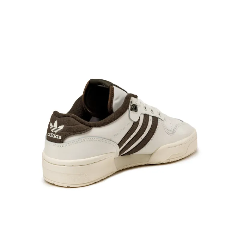 Leder Sneaker|Weiße Sneaker*Adidas Rivalry Low Cloud White / Shaoli / Off White