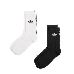 Socken*Adidas Ruffle Crew Socks 2 Pairs White / Black