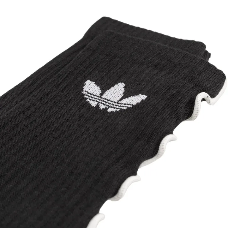 Socken*Adidas Ruffle Crew Socks 2 Pairs White / Black