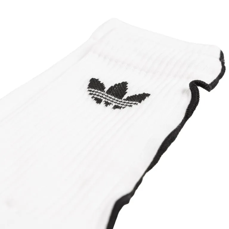 Socken*Adidas Ruffle Crew Socks 2 Pairs White / Black