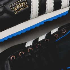 Leder Sneaker|Terrace Casual Sneaker*Adidas Samba 62 Core Black / Cloud White / Blue Bird