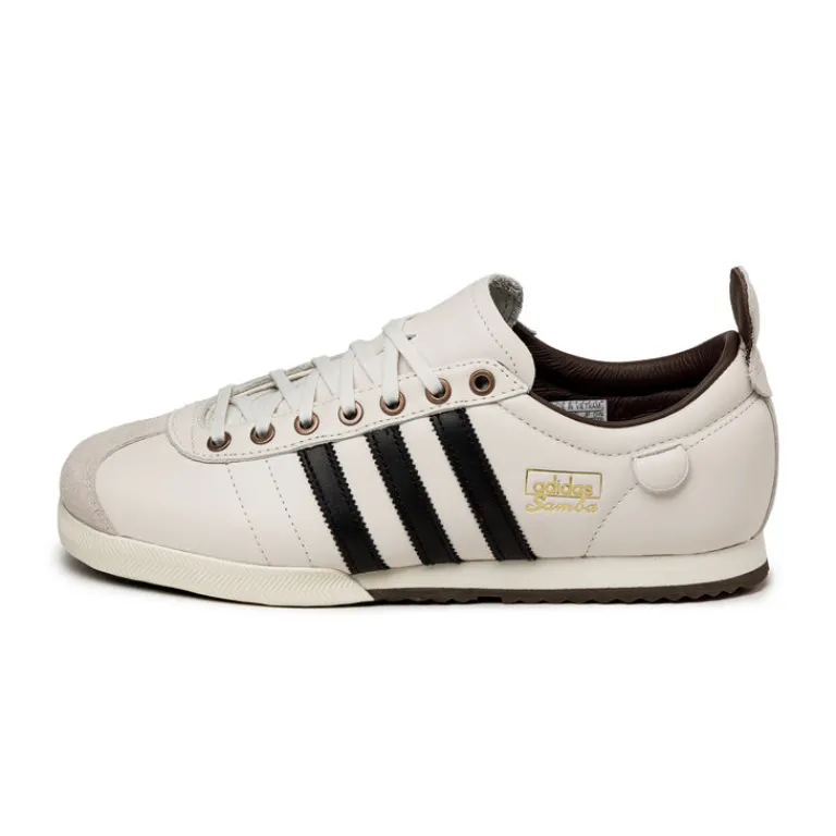 Leder Sneaker|Terrace Casual Sneaker*Adidas Samba 62 Cloud White / Core Black / Brown