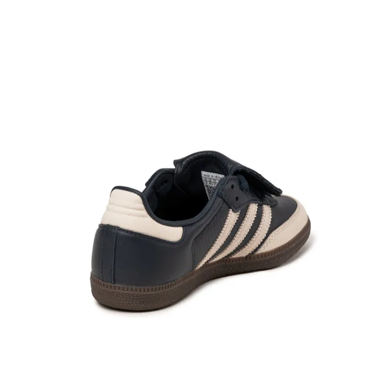 Leder Sneaker|Terrace Casual Sneaker*Adidas Samba LT W Aurora Ink / Cream White / Gold Metallic