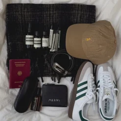 Leder Sneaker|Terrace Casual Sneaker*Adidas Samba OG Cloud White / Collegiate Green / Clear Granite