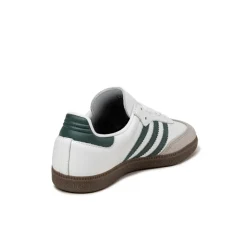 Leder Sneaker|Terrace Casual Sneaker*Adidas Samba OG Cloud White / Collegiate Green / Clear Granite