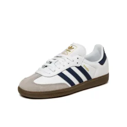 Leder Sneaker|Terrace Casual Sneaker*Adidas Samba OG Footwear White / Night Indigo / Clear Granite