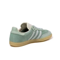 Leder Sneaker|Terrace Casual Sneaker*Adidas Samba OG Hazy Green / Sky Tint / Off White