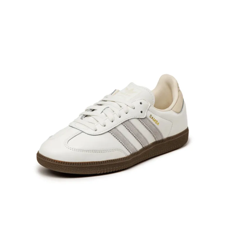 Leder Sneaker|Terrace Casual Sneaker*Adidas Samba OG Core White / Grey Two / Cream White