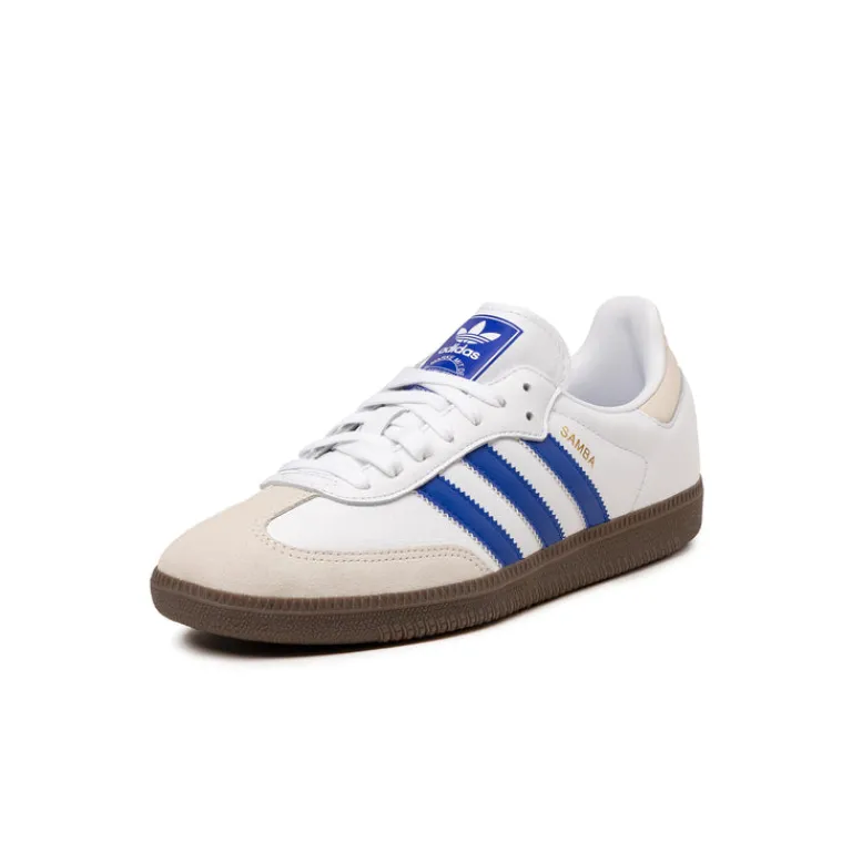 Leder Sneaker|Terrace Casual Sneaker*Adidas Samba OG Footwear White / Lucid Blue / Gum 5