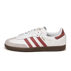Leder Sneaker|Terrace Casual Sneaker*Adidas Samba OG Cloud White / Preloved Ruby / Clear Granite