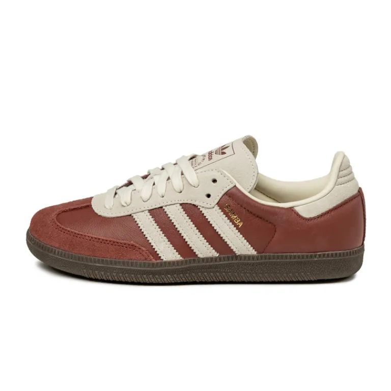 Leder Sneaker|Terrace Casual Sneaker*Adidas Samba OG Preloved Ruby / Crew White / Gum 5
