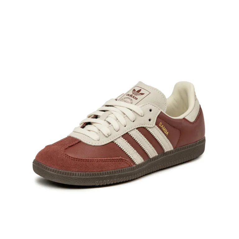 Leder Sneaker|Terrace Casual Sneaker*Adidas Samba OG Preloved Ruby / Crew White / Gum 5