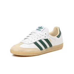 Leder Sneaker|Terrace Casual Sneaker*Adidas Samba OG Cloud White / Collegiate Green / Gum
