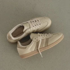 Leder Sneaker|Terrace Casual Sneaker*Adidas Samba OG Sand Strata / Magic Beige / Sand Strata