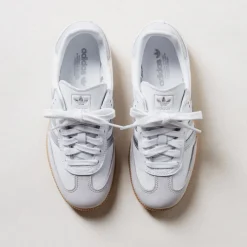 Leder Sneaker|Terrace Casual Sneaker*Adidas Samba OG W Cloud White / Silver / Grey One