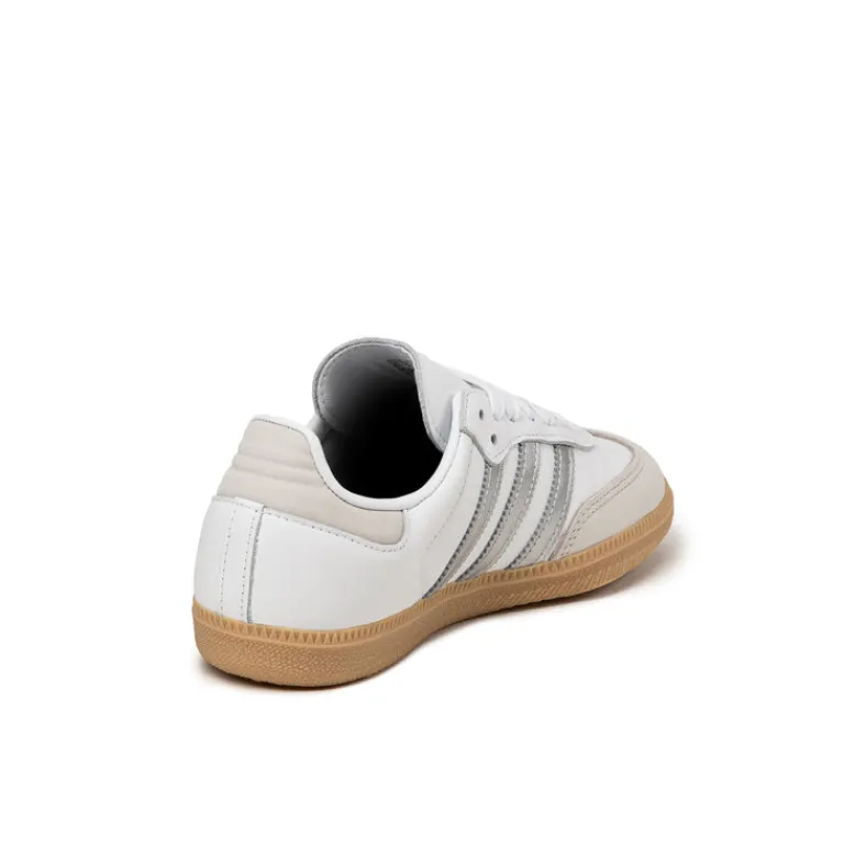 Leder Sneaker|Terrace Casual Sneaker*Adidas Samba OG W Cloud White / Silver / Grey One