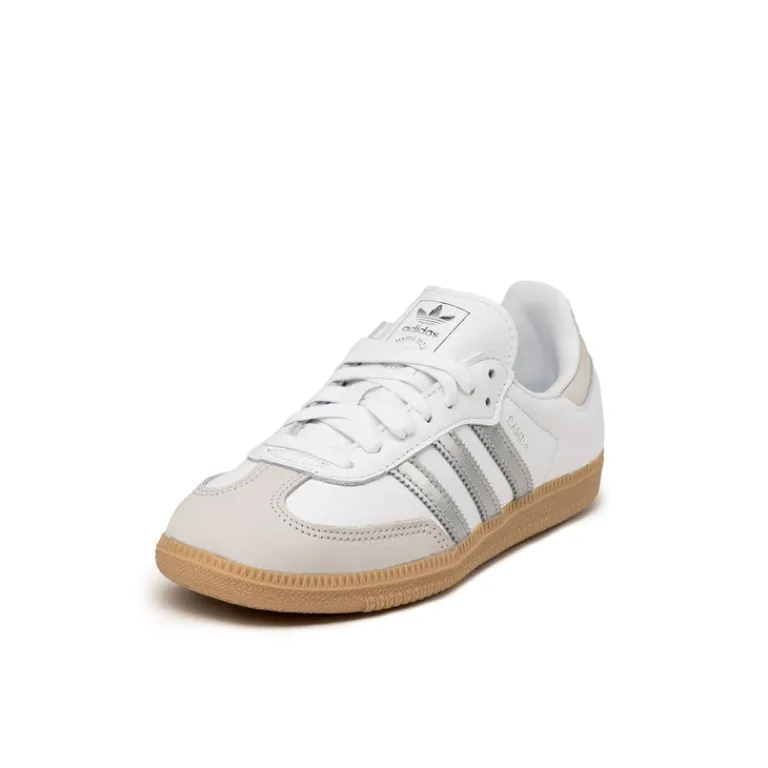Leder Sneaker|Terrace Casual Sneaker*Adidas Samba OG W Cloud White / Silver / Grey One