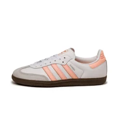 Leder Sneaker|Terrace Casual Sneaker*Adidas Samba OG W Cloud White / Clear Orange / Semi Coral