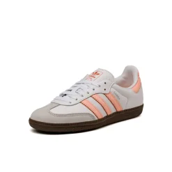 Leder Sneaker|Terrace Casual Sneaker*Adidas Samba OG W Cloud White / Clear Orange / Semi Coral