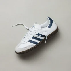 Leder Sneaker|Terrace Casual Sneaker*Adidas Samba OG W Cloud White / Preloved Ink / Dash Grey