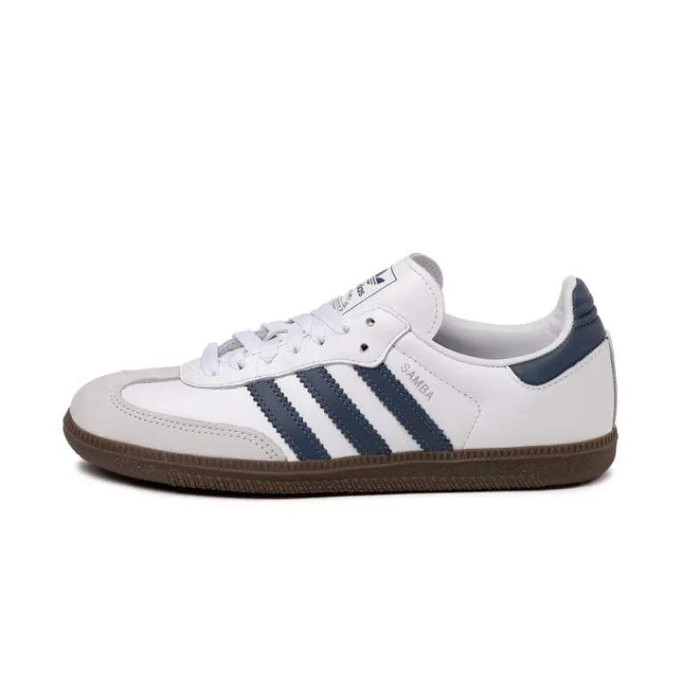 Leder Sneaker|Terrace Casual Sneaker*Adidas Samba OG W Cloud White / Preloved Ink / Dash Grey