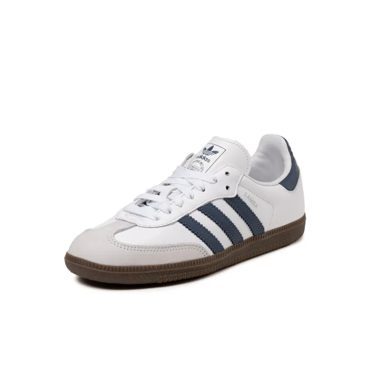 Leder Sneaker|Terrace Casual Sneaker*Adidas Samba OG W Cloud White / Preloved Ink / Dash Grey