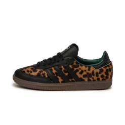 Leder Sneaker|Terrace Casual Sneaker*Adidas Samba OG W Core Black / Collegiate Green / Cream White