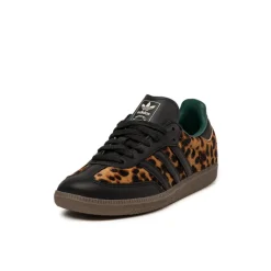 Leder Sneaker|Terrace Casual Sneaker*Adidas Samba OG W Core Black / Collegiate Green / Cream White