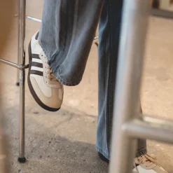 Leder Sneaker|Terrace Casual Sneaker*Adidas Samba OG W Off White / Earth Strata / Gum