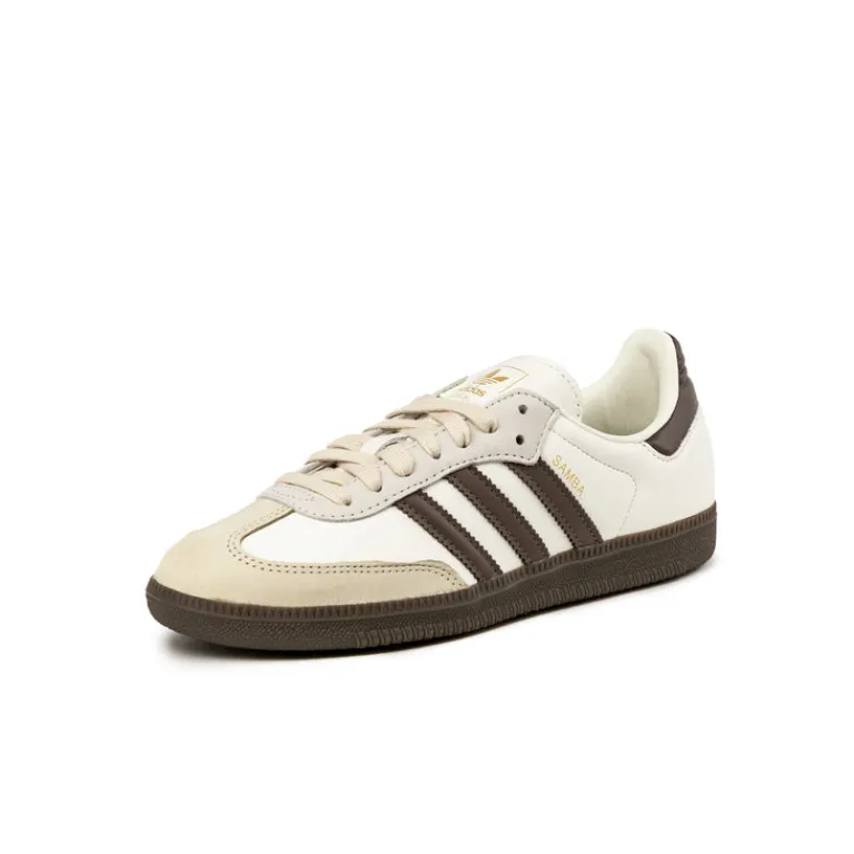Leder Sneaker|Terrace Casual Sneaker*Adidas Samba OG W Off White / Earth Strata / Gum