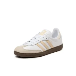 Leder Sneaker|Terrace Casual Sneaker*Adidas Samba OG W Cloud White / Sand Strata / Off White