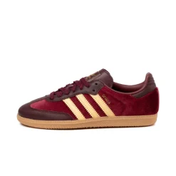 Leder Sneaker|Terrace Casual Sneaker*Adidas Samba OG W Shadow Red / Maroon / Gum 3