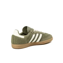 Leder Sneaker|Terrace Casual Sneaker*Adidas Samba OG W Orbit Green / Cream White / Gum