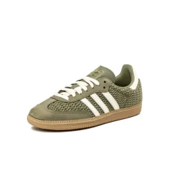 Leder Sneaker|Terrace Casual Sneaker*Adidas Samba OG W Orbit Green / Cream White / Gum