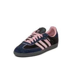 Leder Sneaker|Terrace Casual Sneaker*Adidas Samba OG W Core Black / Wonder Mauve / Night Indigo