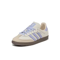 Leder Sneaker|Terrace Casual Sneaker*Adidas Samba OG W Cream White / Violet Tone / Sand Strata