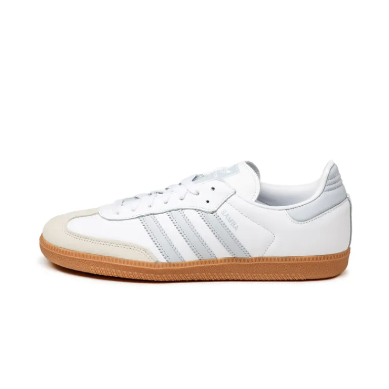 Leder Sneaker|Terrace Casual Sneaker*Adidas Samba OG W Cloud White / Halo Blue / Off White