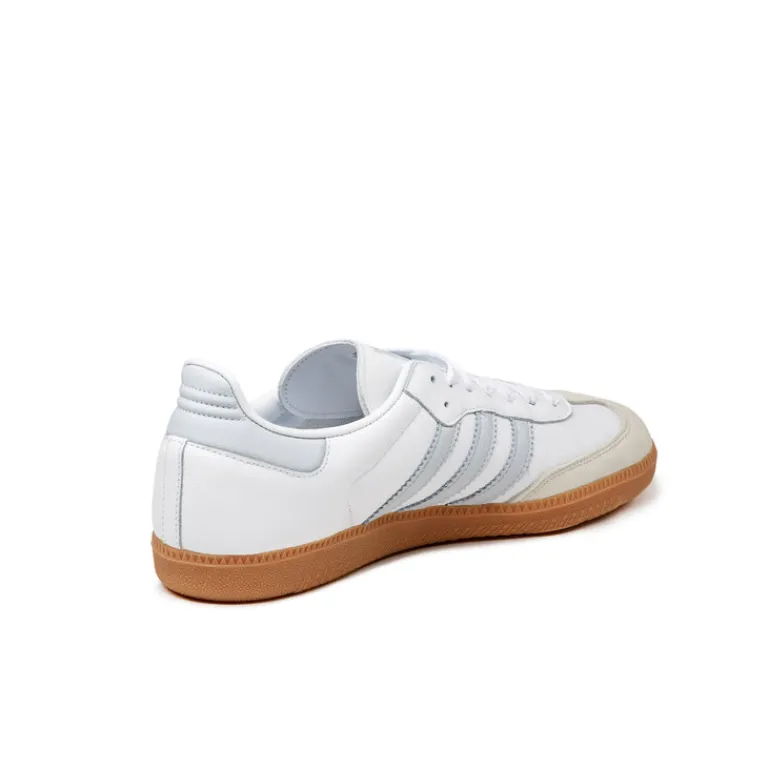 Leder Sneaker|Terrace Casual Sneaker*Adidas Samba OG W Cloud White / Halo Blue / Off White