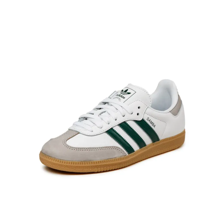 Leder Sneaker|Terrace Casual Sneaker*Adidas Samba OG W Footwear White / Collegiate Green / Grey Two