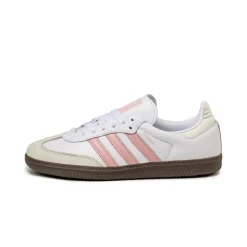 Leder Sneaker|Terrace Casual Sneaker*Adidas Samba OG W Footwear White / Wonder Mauve / Off White