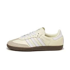 Leder Sneaker|Terrace Casual Sneaker*Adidas Samba OG W Off White / Footwear White / Wonder Aluminium
