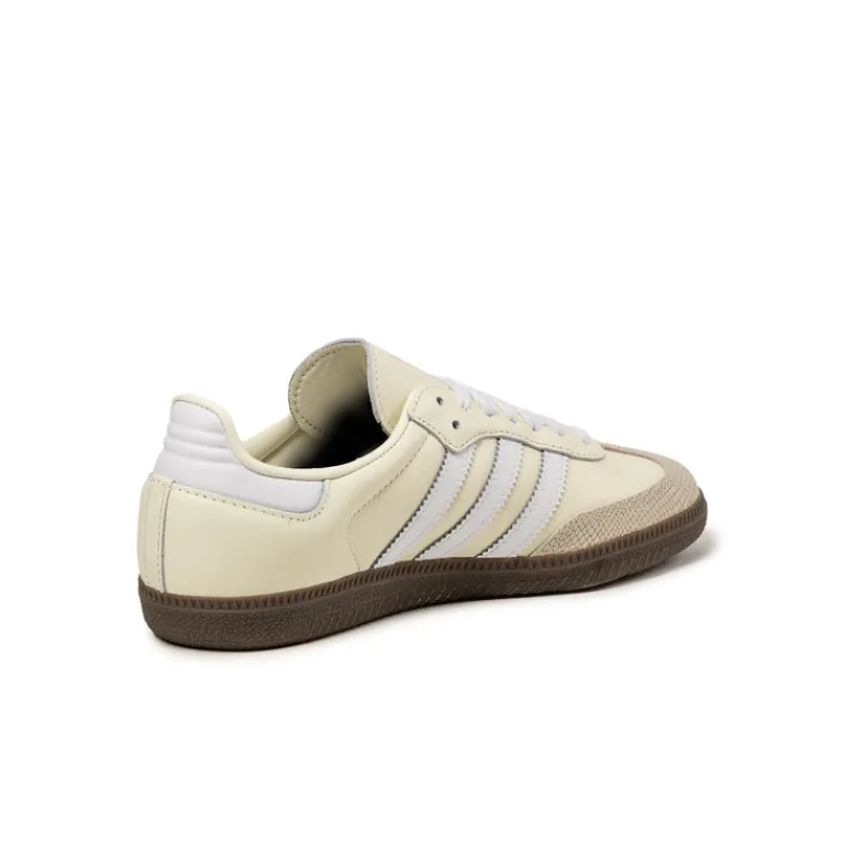 Leder Sneaker|Terrace Casual Sneaker*Adidas Samba OG W Off White / Footwear White / Wonder Aluminium