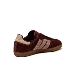 Leder Sneaker|Terrace Casual Sneaker*Adidas Samba OG W Sand Strata / Maroon / Warm Clay